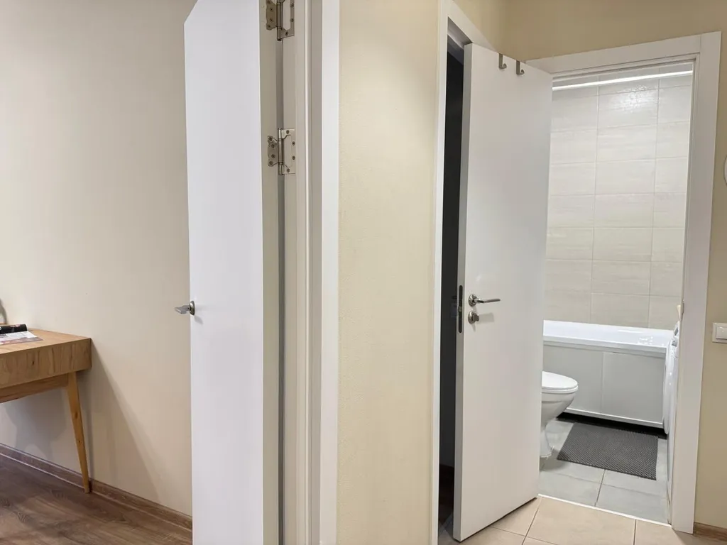 Светлая квартира с балконом