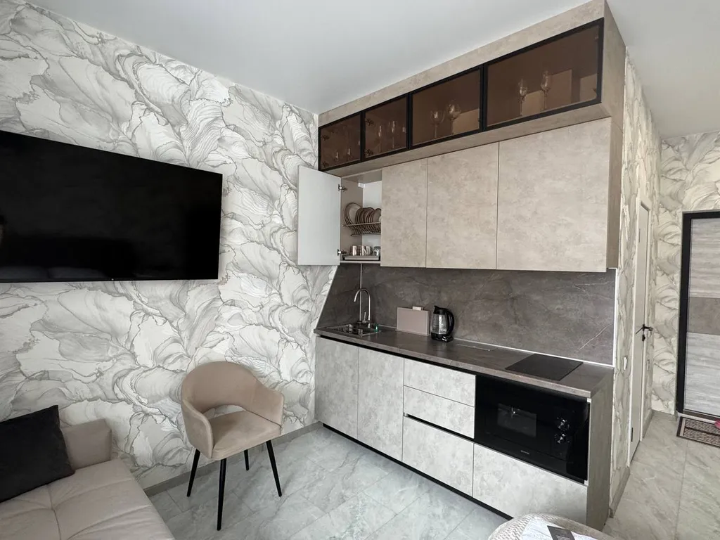 Семейная студия с балконом и видом на море