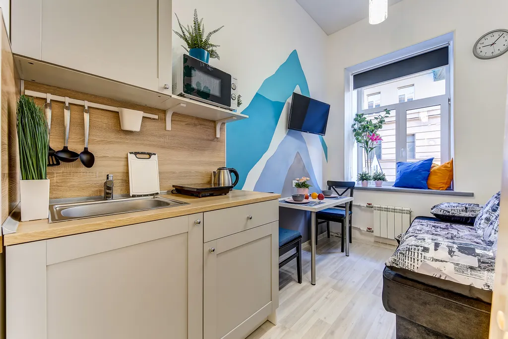 Квартира Квартира Студия у метро Лиговский проспект — Санкт-Петербург