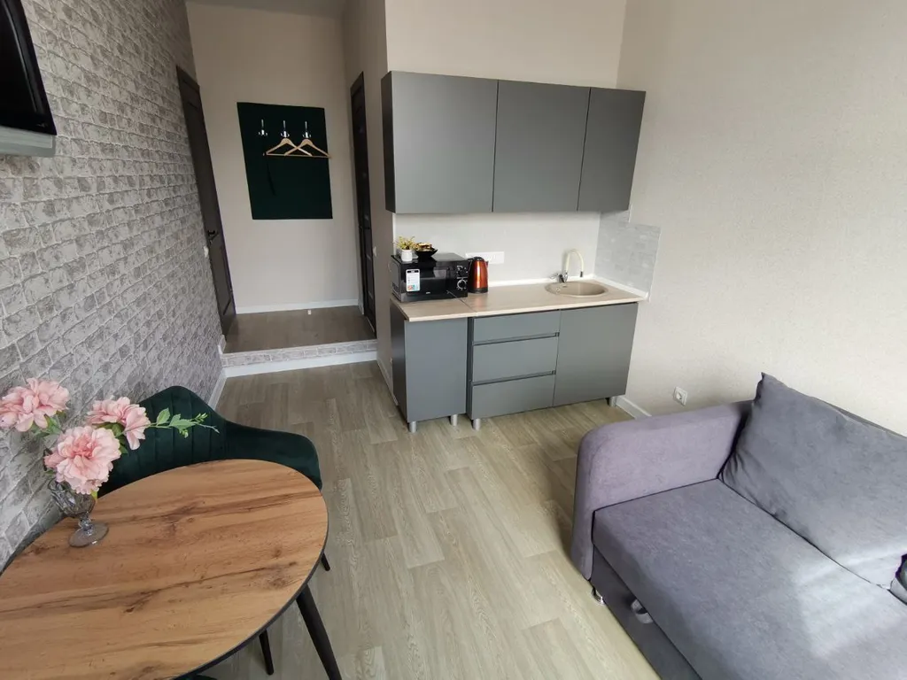 Студия с высокими потолками (3 метра) и чистым подъездом