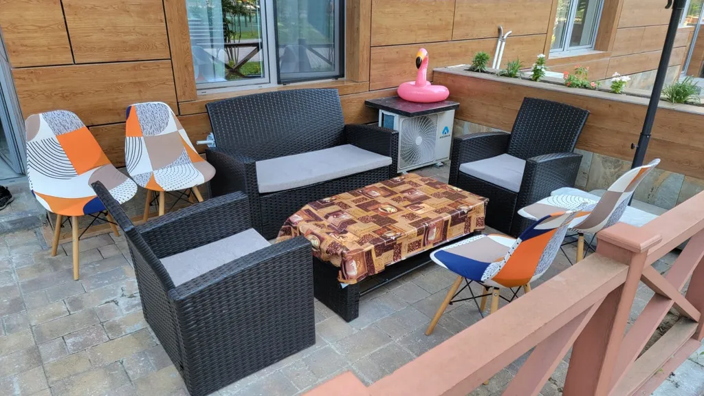 Квартира со своей террасой в 50 метрах на море