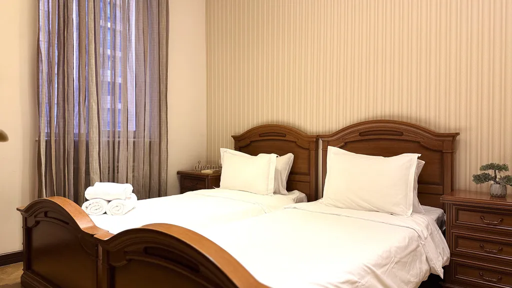 Семейные апартаменты с 2 спальнями и с 2 санузлами в центре