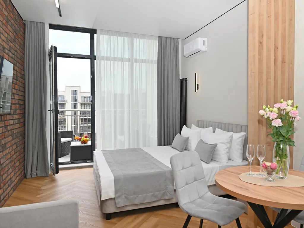 Квартира Квартира Уютная студия на берегу моря — Зеленоградск