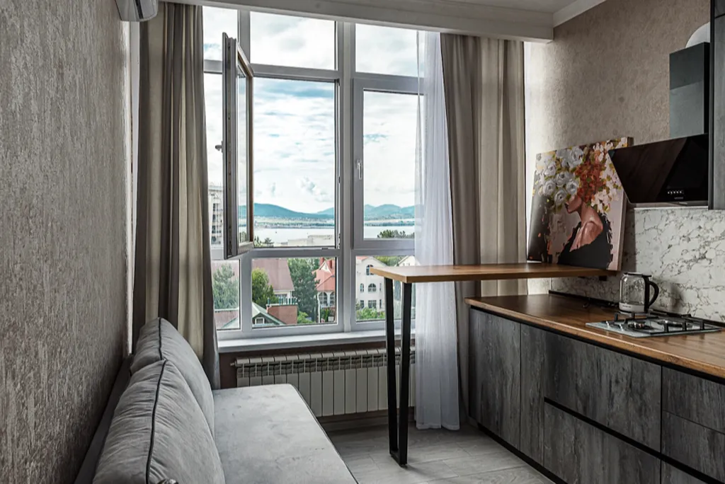 Квартира Квартира Студия с видом на море в ЖК Черноморский-2 — Геленджик