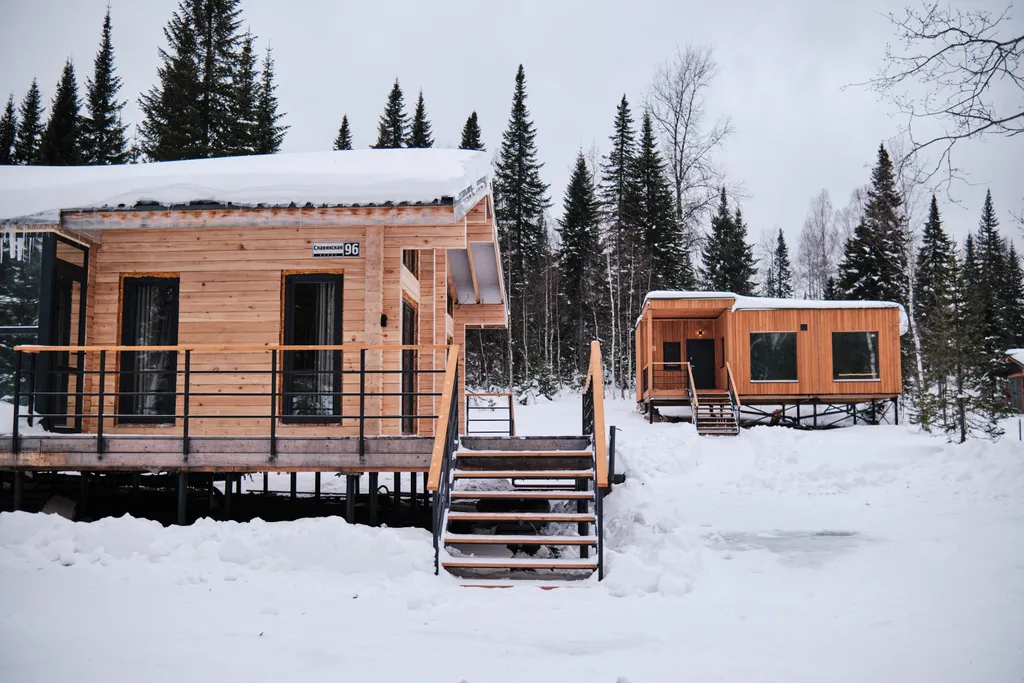 Двухкомнатный дом с сауной