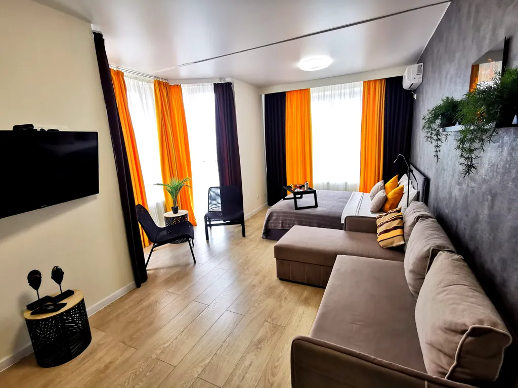 Квартира Апельсиновая квартира в ЖК Кубанский — Краснодар