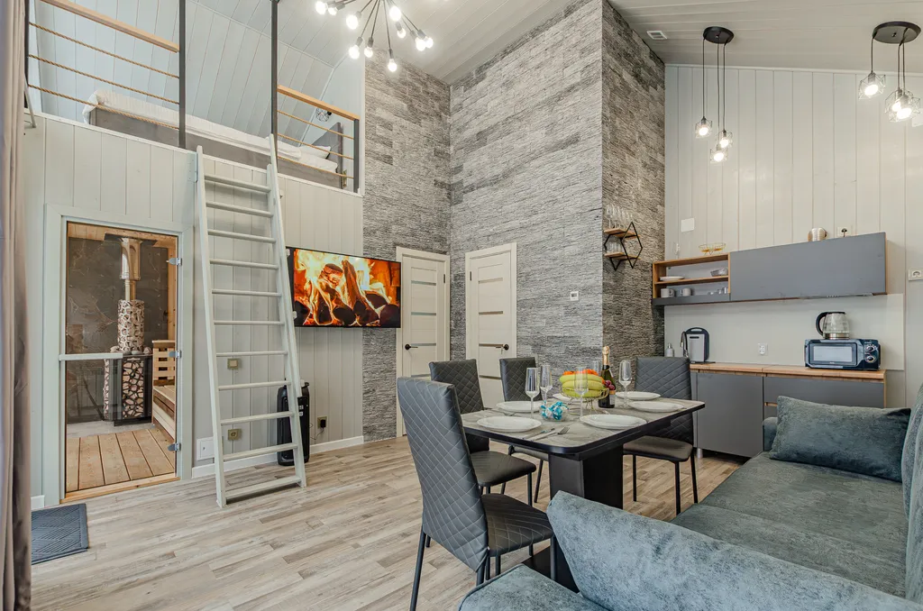 Коттедж Коттедж 56м2 в Казани в Лесу с Русской баней — Казань