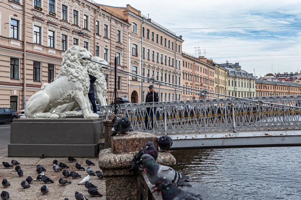 Квартира Квартира с балконом у Львиного мостика — Санкт-Петербург