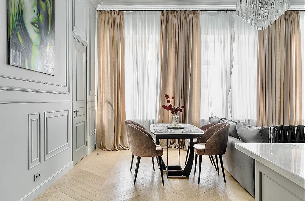 Апapтаменты с новым дизайнeрcким рeмонтом, пaнopамным видом на Невcкий