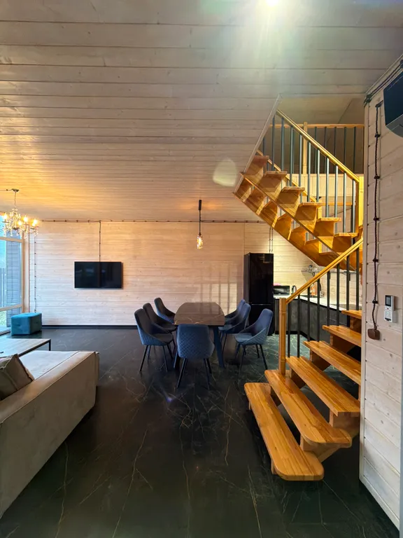 2-этажный Барнхаус с чаном, сауной и бассейном