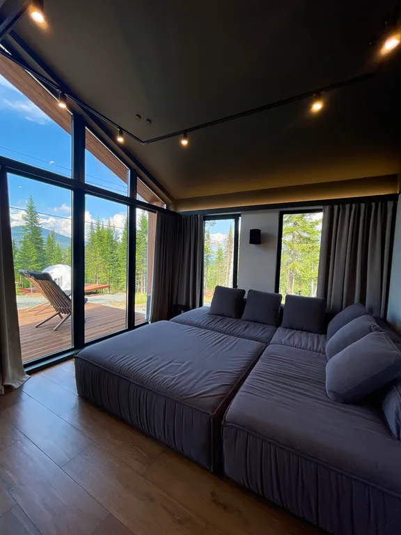 Дом SILVER с чаном на террасе