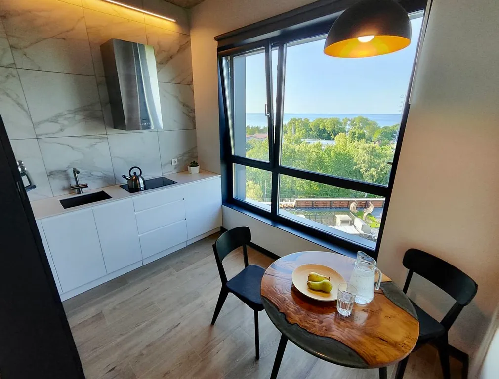 Квартира Стильные апартаменты с панорамным видом на море — Светлогорск