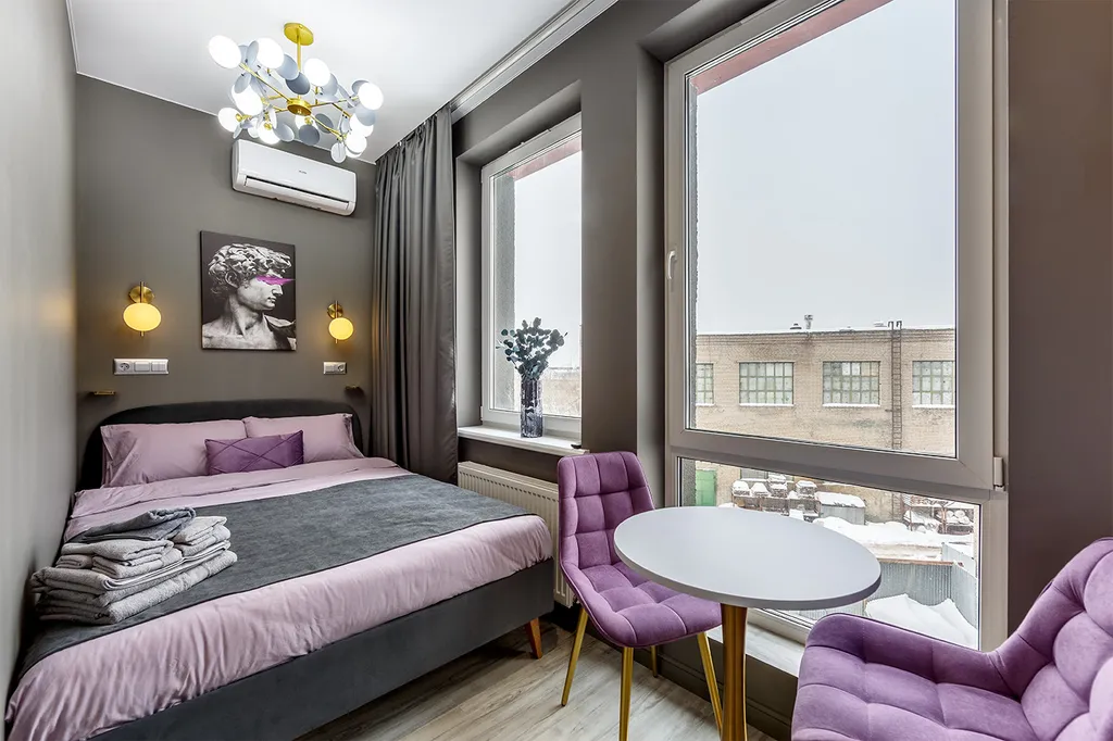 Квартира Квартира Уютная дизайнерская студия — Москва