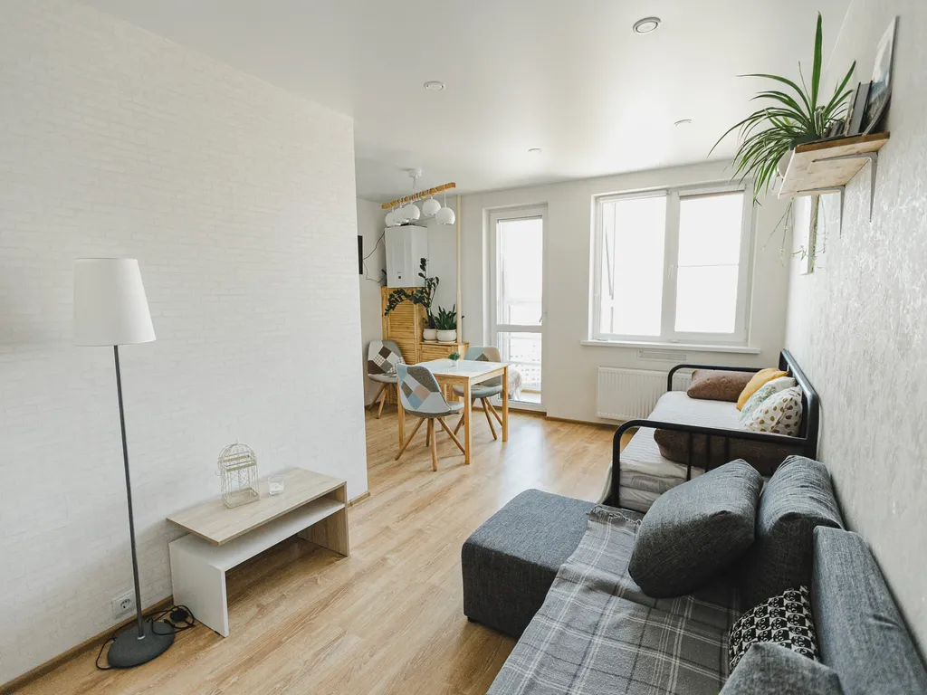 Sky studio с панорамным видом на город