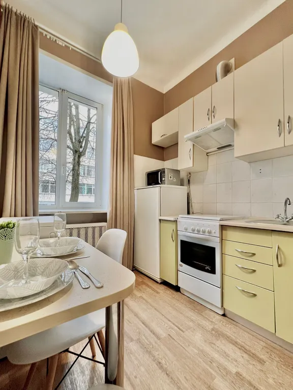 Уютный однокомнатный люкс у метро Площадь Победы