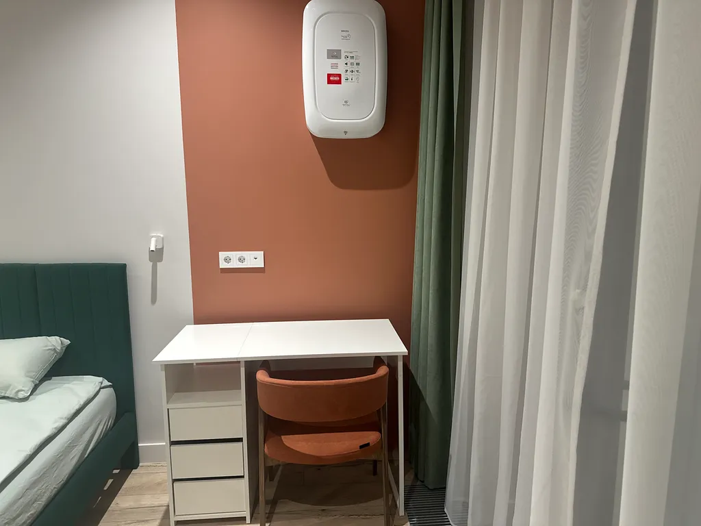 Умная квартира с дизайнерским ремонтом и тёплой парковой