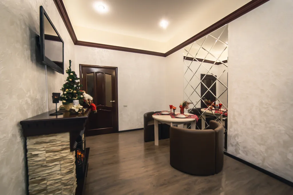 Стильная квартира - студия в стиле provence с джакузи