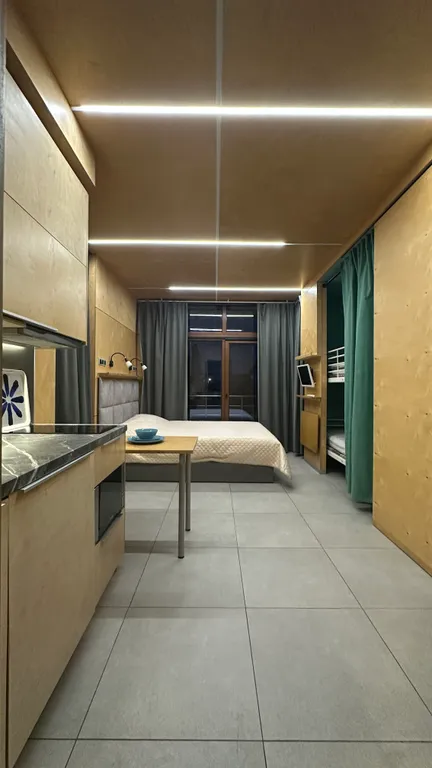 Уютная комфортная студия у горы Кошка, 7 минут пешком до моря