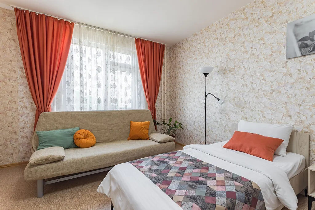 Комфортная квартира с отдельными кроватями