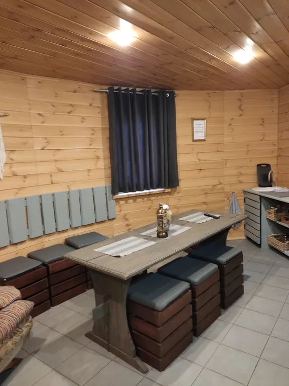 Купольная баня на дровах