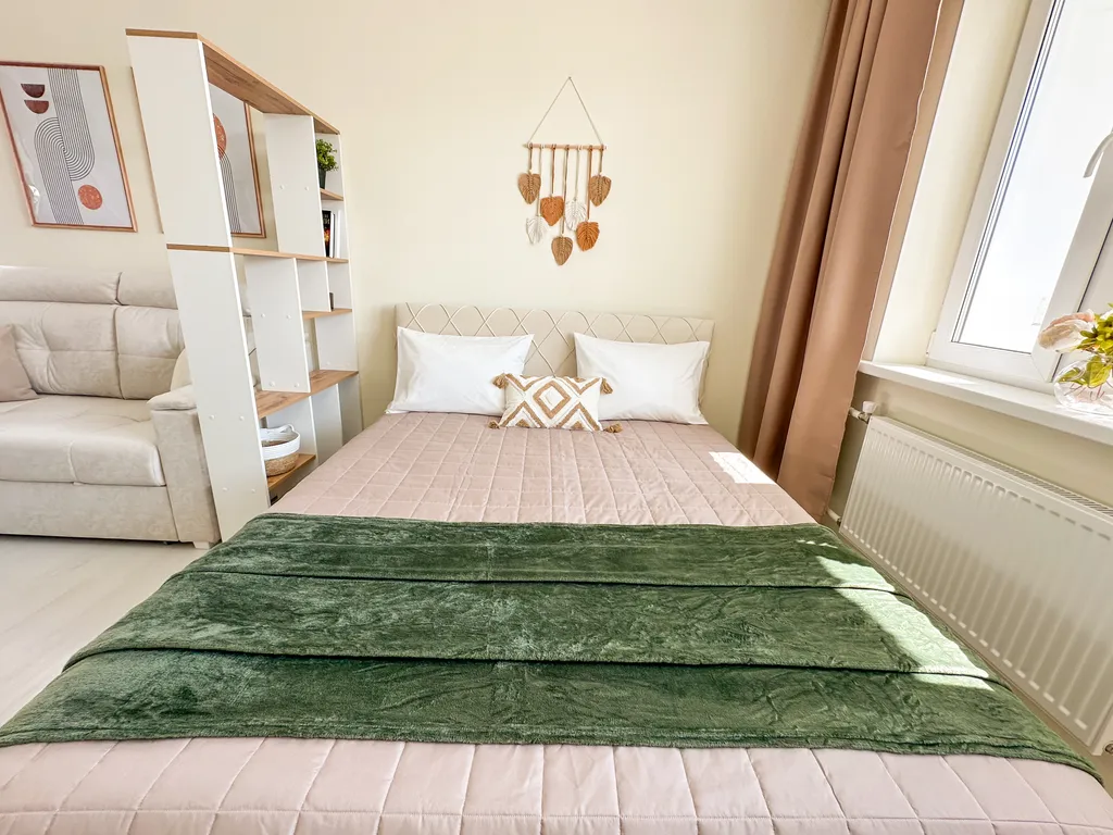 Светлая квартира в ЖК Армас с шикарным видом на город