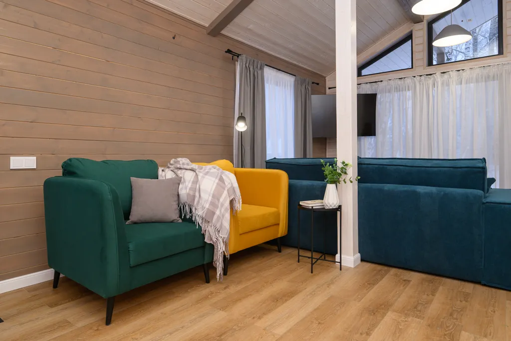 Дом в лесу с Банным чаном у озера