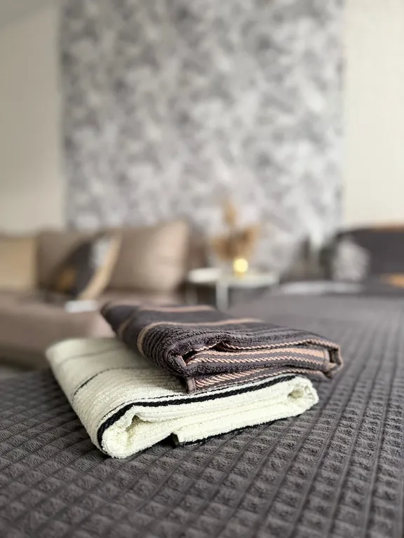 Современная квартира в новом жилом комплексе рядом с въездом в город