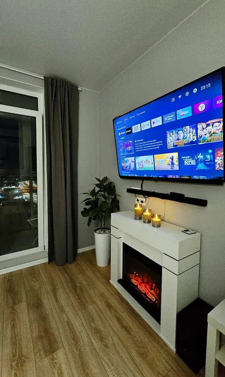 Уютная квартира с камином в новом доме — аренда посуточно в Самара