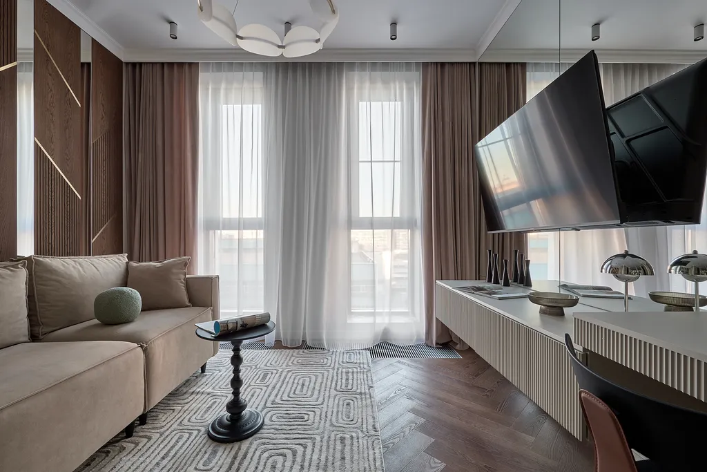 Квартира Квартира Дизайнерская студия jade на садовом кольце у метро павелецкая — Москва