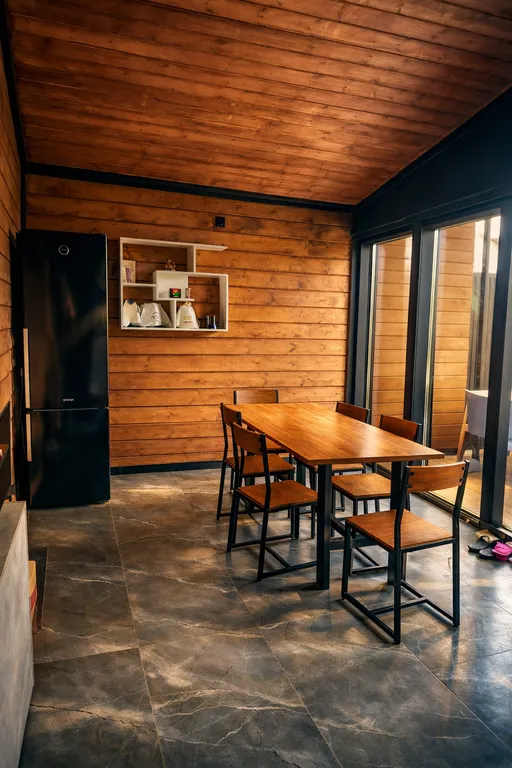 Афрейм с банным чаном и большой баней