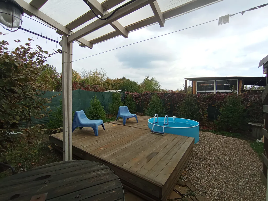 А-фрейм с парной, купелью и беседкой