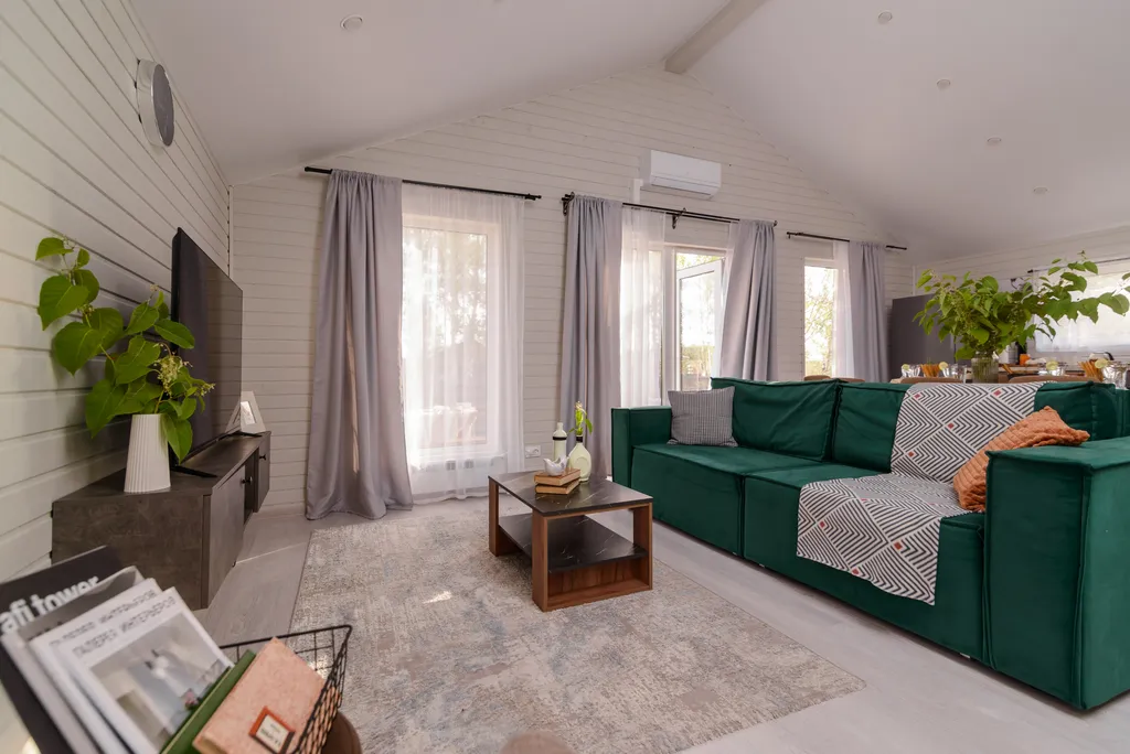 Уютный дом с 3 спальнями и кухней-гостиной