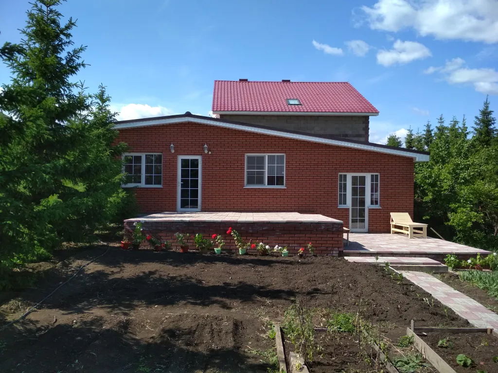 Дом для семейного отдыха с баней на дровах