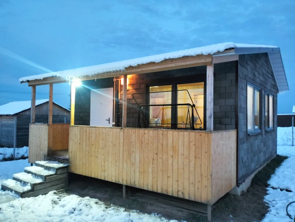 Коттедж Уютный домик и баня из бруса в тихом районе в близи леса — Черноголовка