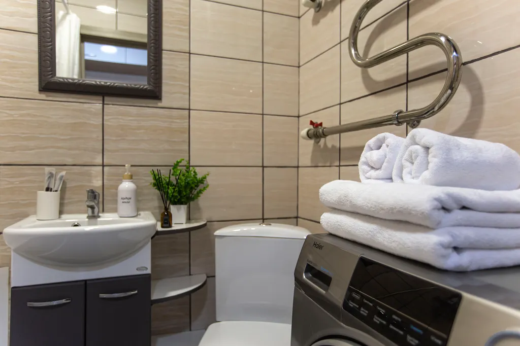 Уютная студия с красивым балконом