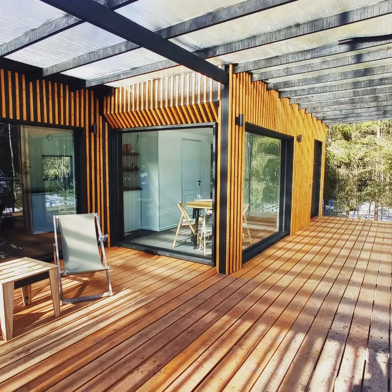 Lagom house - дом с панорамным видом в лес