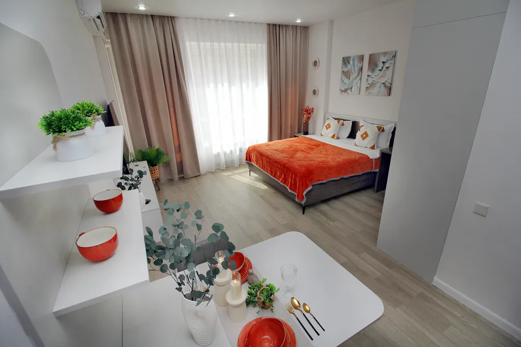 Современный эстетичный апартамент в центре