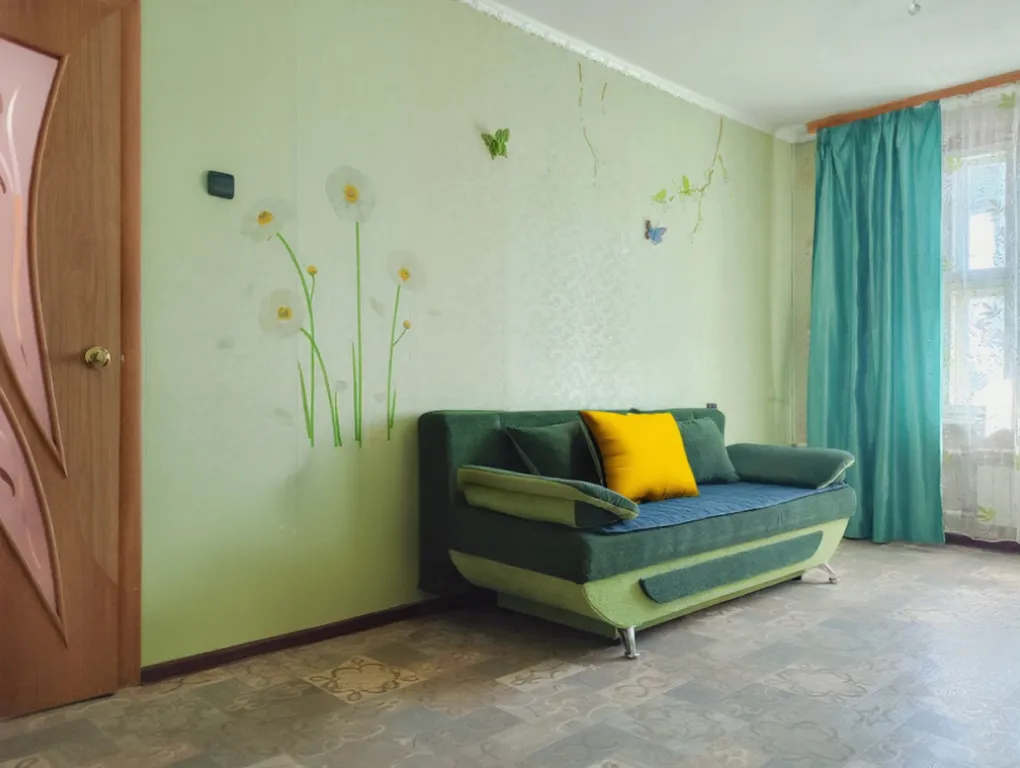 Квартира в 7 минутах от жд вокзала для 4 гостей,с документами