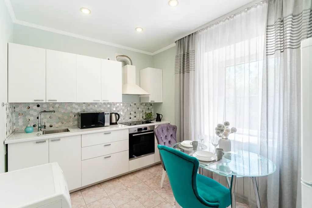 Современная, просторная квартира с кондиционером