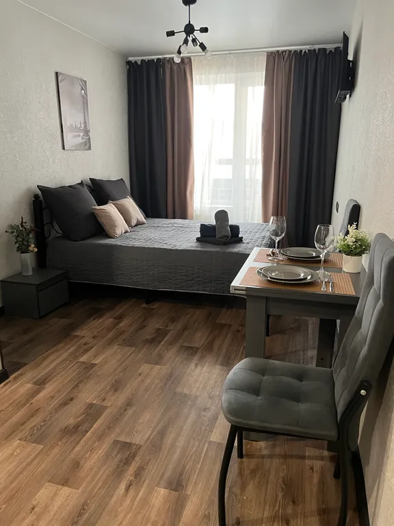 Прекрасная студия в новом дoмe пoвышeннoй комфортноcти