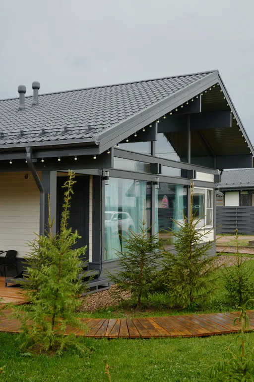 Розовый домик в Загородном клубе у Плещеева озера