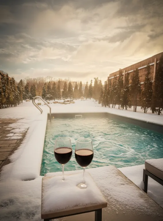 Апартаменты с подогреваемым бассейном Эльбрус Лакшери