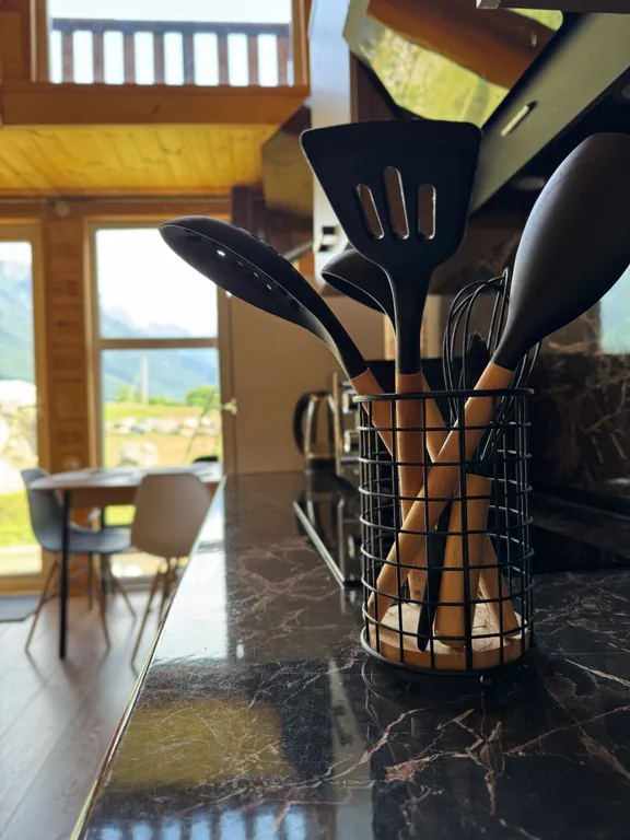 Барнхаус с шикарным видом на горы