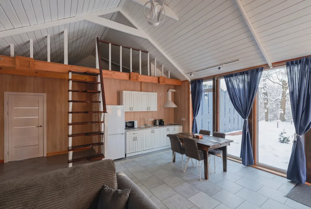 Коттедж Коттедж 3, barnhouse, современный одноэтажный дом с мансардой — Ногинск