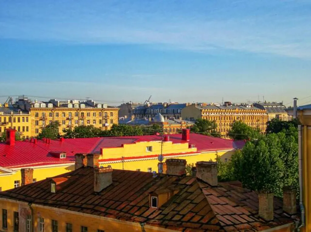 Солнечная квартира с видом на Васильевском острове