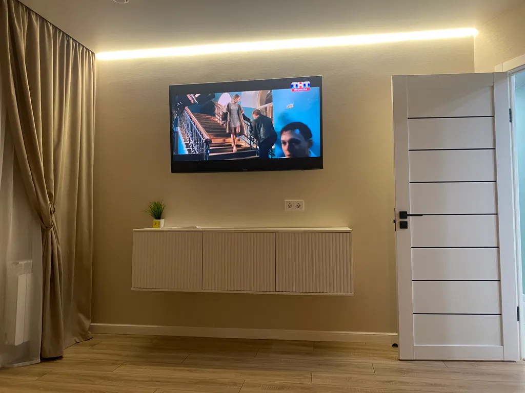 Уютная квартира с новым ремонтом на городских прудах