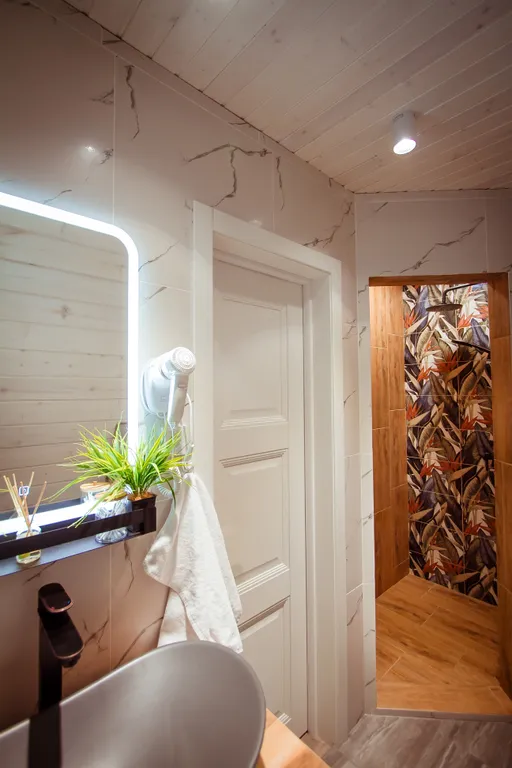 Домик в лесу А-фрейм вилладж