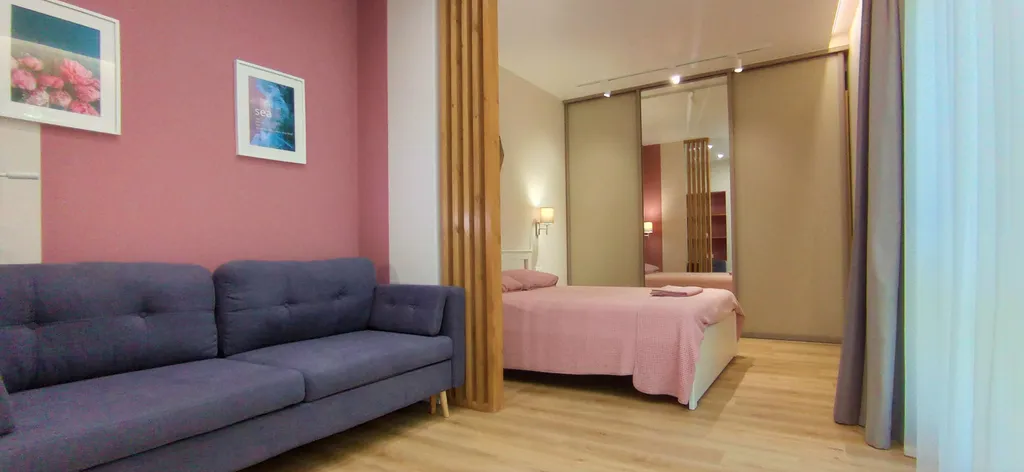 Евродвушка на 7 спальных мест со своей террасой