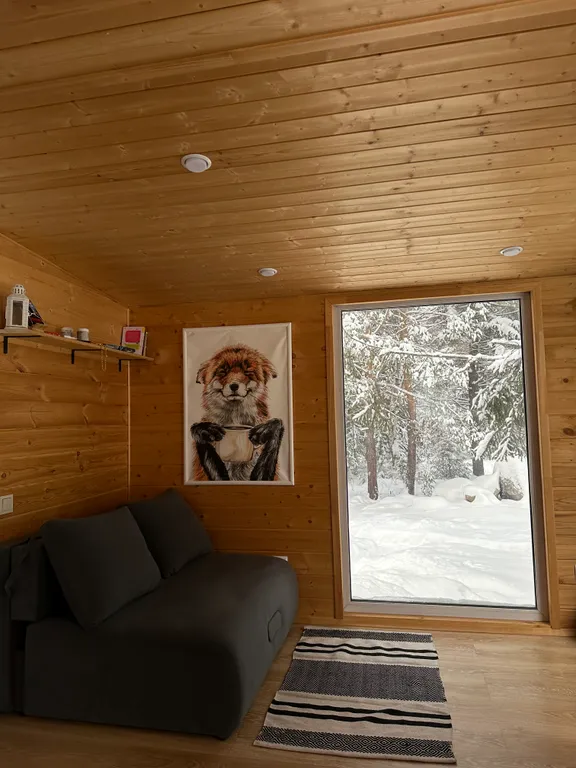 Дом в лесу с баней и чаном