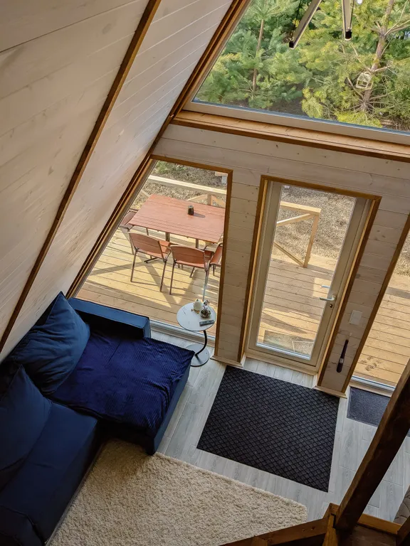 Уютный домик с чаном и баней в сосновом лесу